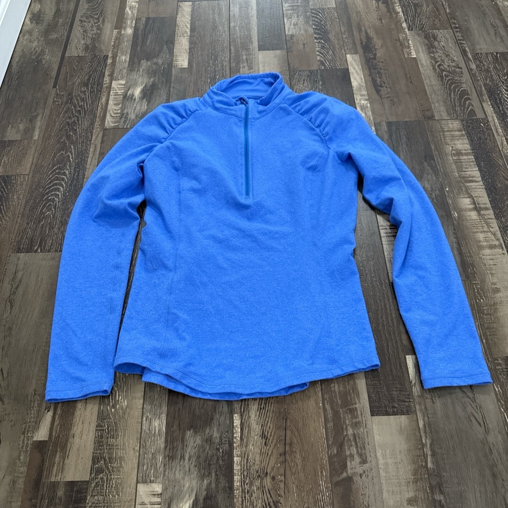Lilly Pulitzer Blue Long Sleeve Half-Zip Pullover
